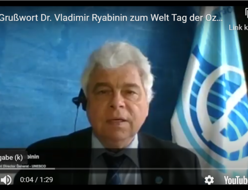 Grußwort des Generalsekretärs der Zwischenstaatlichen Ozeanografischen Kommission (IOC) Dr. Vladimir Ryabinin